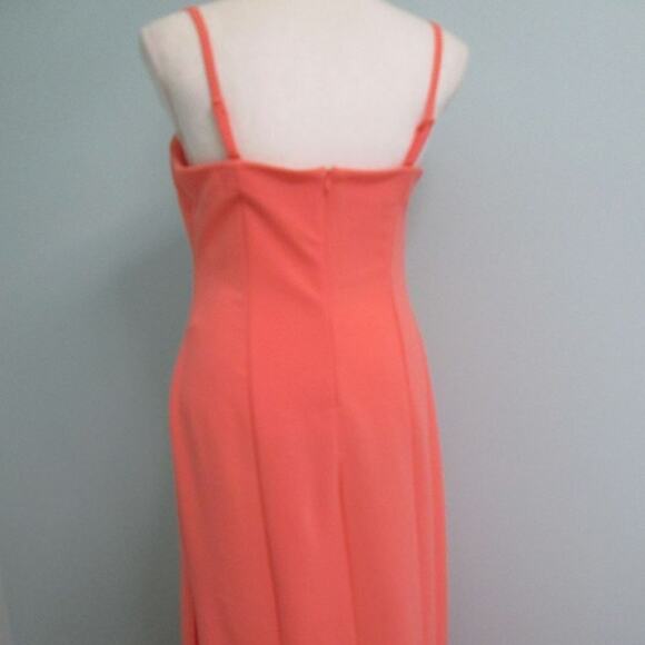 RACHEL RACHEL ROY Square Neck Sleeveless Maxi Dress-Guava Punch-L-NWT - Picture 4 of 16